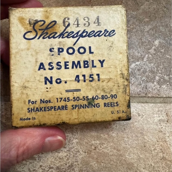 Vintage 4151 Spool Assembly for Shakespeare 1750 Spinning Reel made in USA - Picture 12 of 12